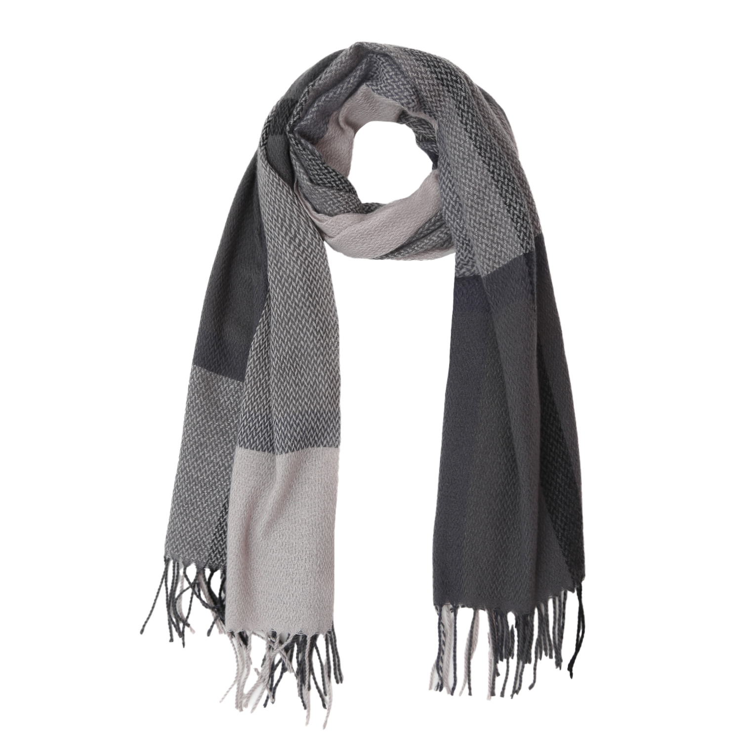 VFI10-3 Шарф жен. 100% полиэстер 70x180 FABRETTI