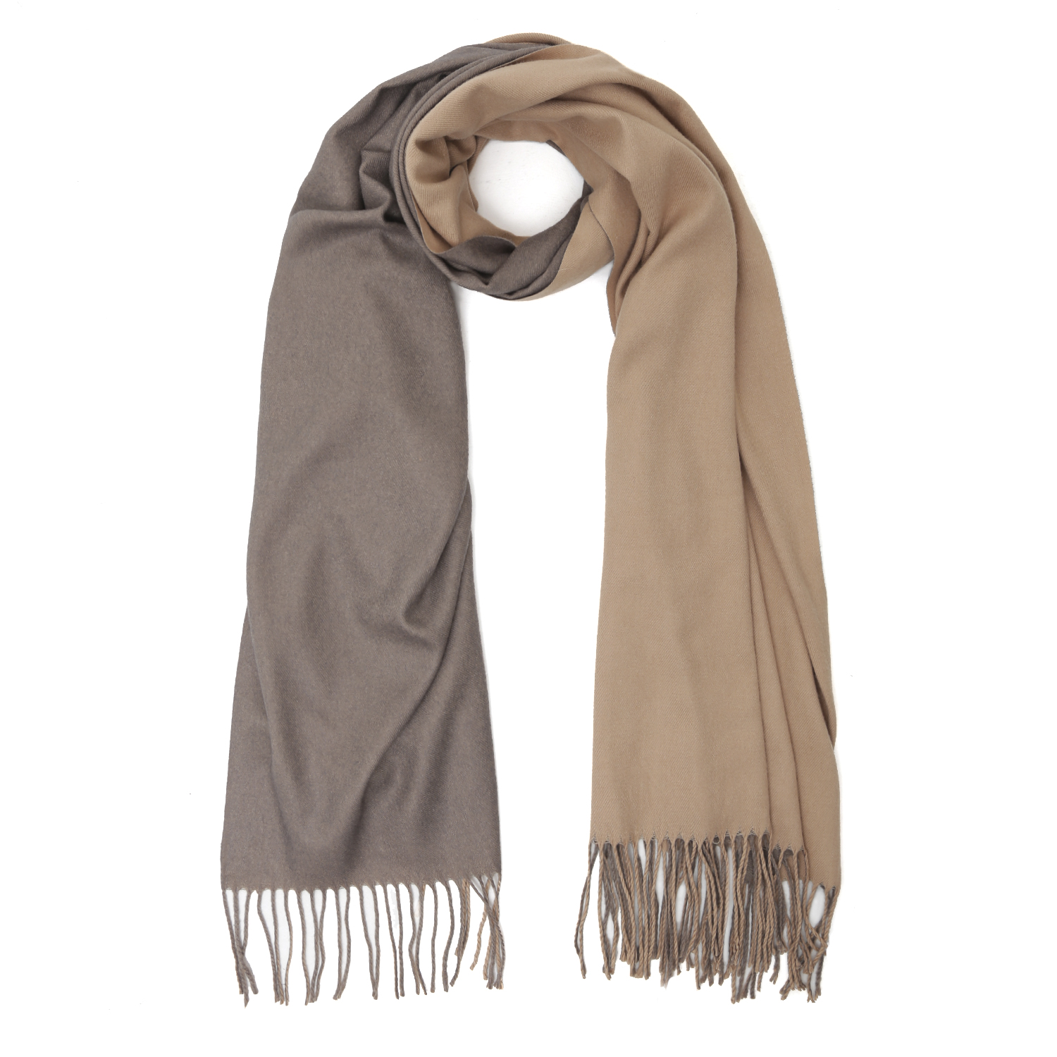 VFLL3-13 Шарф жен. 30% вискоза, 70% полиэстер 65x185 FABRETTI