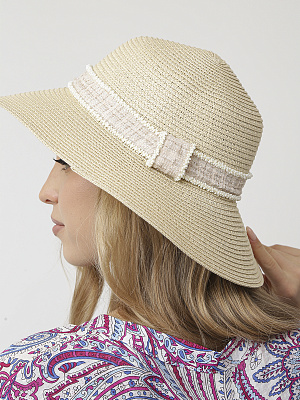 WY19-13 FABRETTI Шляпа жен. 90% целлюлоза/10% полиэстер 