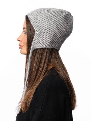 DFR90-3 FABRETTI Шапка женская 40% шерсть енота, 20% шерсть, 25% вискоза, 15% нейлон