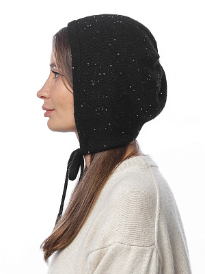 DW113-2 Fabretti Шапка женская 35% ангора, 35% вискоза, 27% нейлон, 3% полиэстер