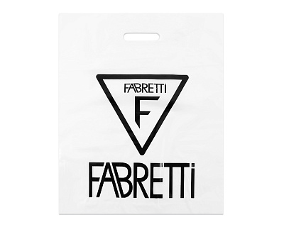 Пакет 40*50+3/50 мкм, ПСД ВУР белый FABRETTI