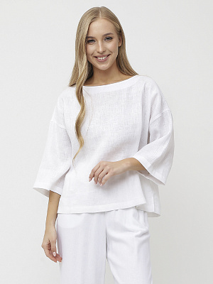 NK75-1 FABRETTI Блуза женская 100% лён