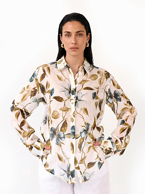 NLST63-7P FABRETTI Рубашка женская 100% рами