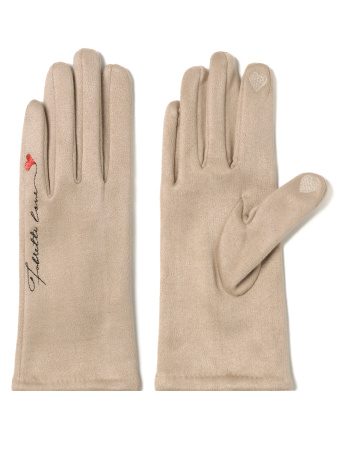 JIF18L-5 FABRETTI Перчатки жен. 90% полиэстер/10% эластан