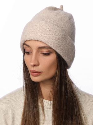 DW122-13 Fabretti Шапка женская 40% шерсть енота, 15% шерсть, 25% вискоза, 20% нейлон
