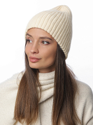 DW110-13 Fabretti Шапка женская 40% шерсть енота, 15% шерсть, 25% вискоза, 20% нейлон