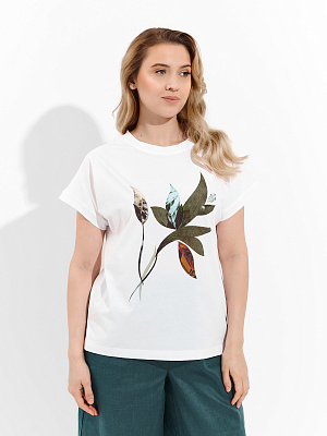 NLT018-156P FABRETTI Топ женский 98% хлопок, 2% эластан