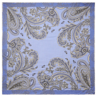 VFS1003-9 Платок жен.  15% шерсть, 85% модал разм.110х110 FABRETTI
