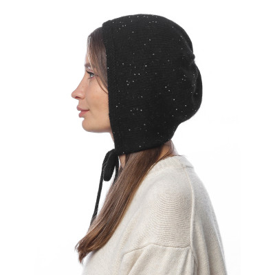 DW113-2 Fabretti Шапка женская 35% ангора, 35% вискоза, 27% нейлон, 3% полиэстер