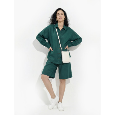 NLSH101-152 FABRETTI Шорты женские 100% лен