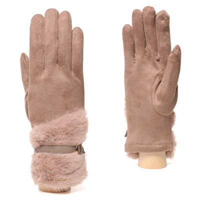 JNF13-12 FABRETTI Перчатки жен. 90% полиэстер/10% эластан