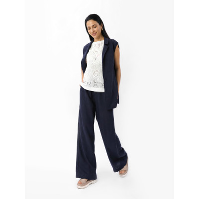 NYTR79-110 FABRETTI Брюки женские 30% лен, 70% тенсел