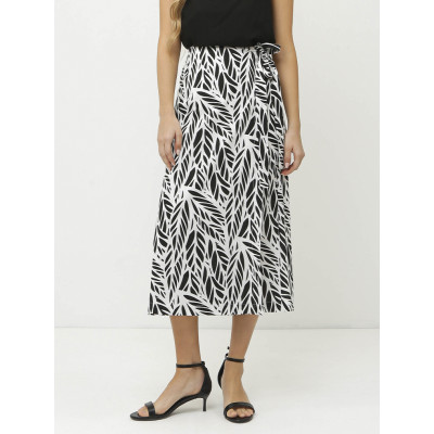 NCF49pr-1 FABRETTI Юбка женская 55% лён 45% вискоза