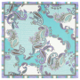 VFS0005-9 Платок жен. 100% шелк 90x90 FABRETTI