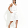 NLSH101-1 FABRETTI Шорты женские 100% лен