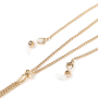 SD17-102 FABRETTI Цепочка для очков жен. железо 